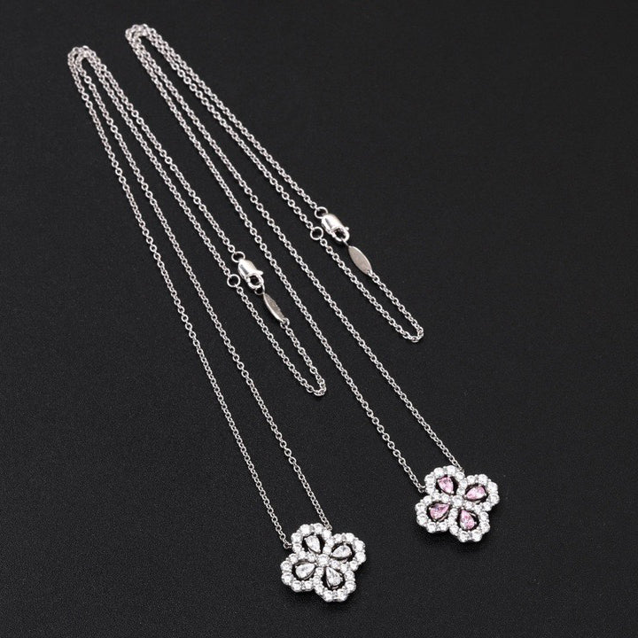 [Favorite]LOOP NECKLACE FULL MOTIF DIAMOND 16MM MULTIPLE COLORS