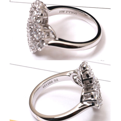 [Favorite]LOOP RING FULL MOTIF DIAMOND 16MM SILVE