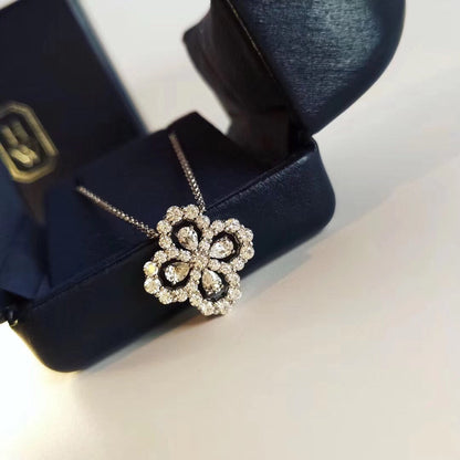 [Favorite]LOOP NECKLACE FULL MOTIF DIAMOND 16MM MULTIPLE COLORS