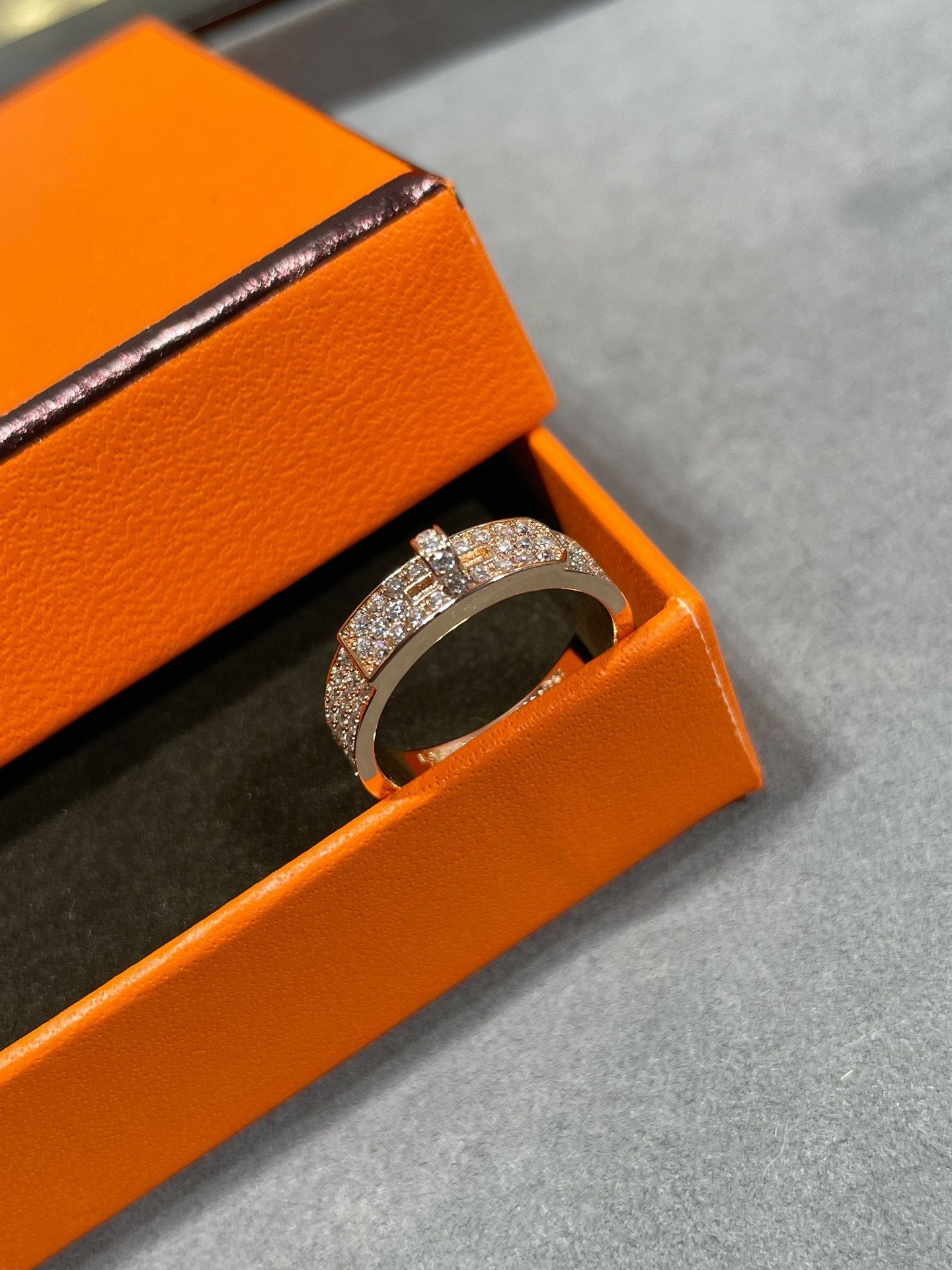 [Favorite]KELLY ROSE GOLD DIAMOND RING