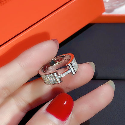 [Favorite]H RING FULL DIAMOND