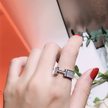 [Favorite]H RING FULL DIAMOND