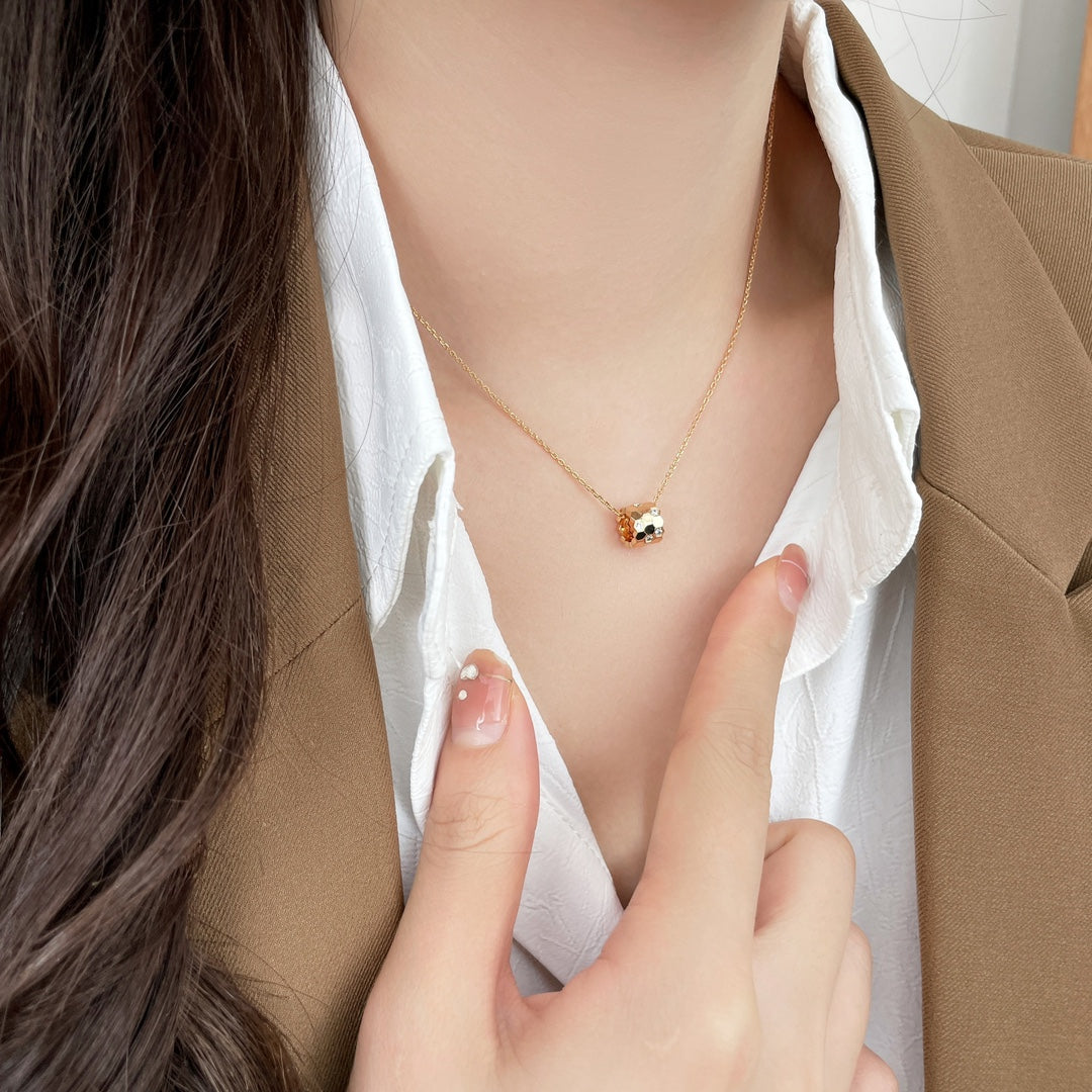 [Favorite]BEE MINI PEDANT DIAMOND NECKLACE