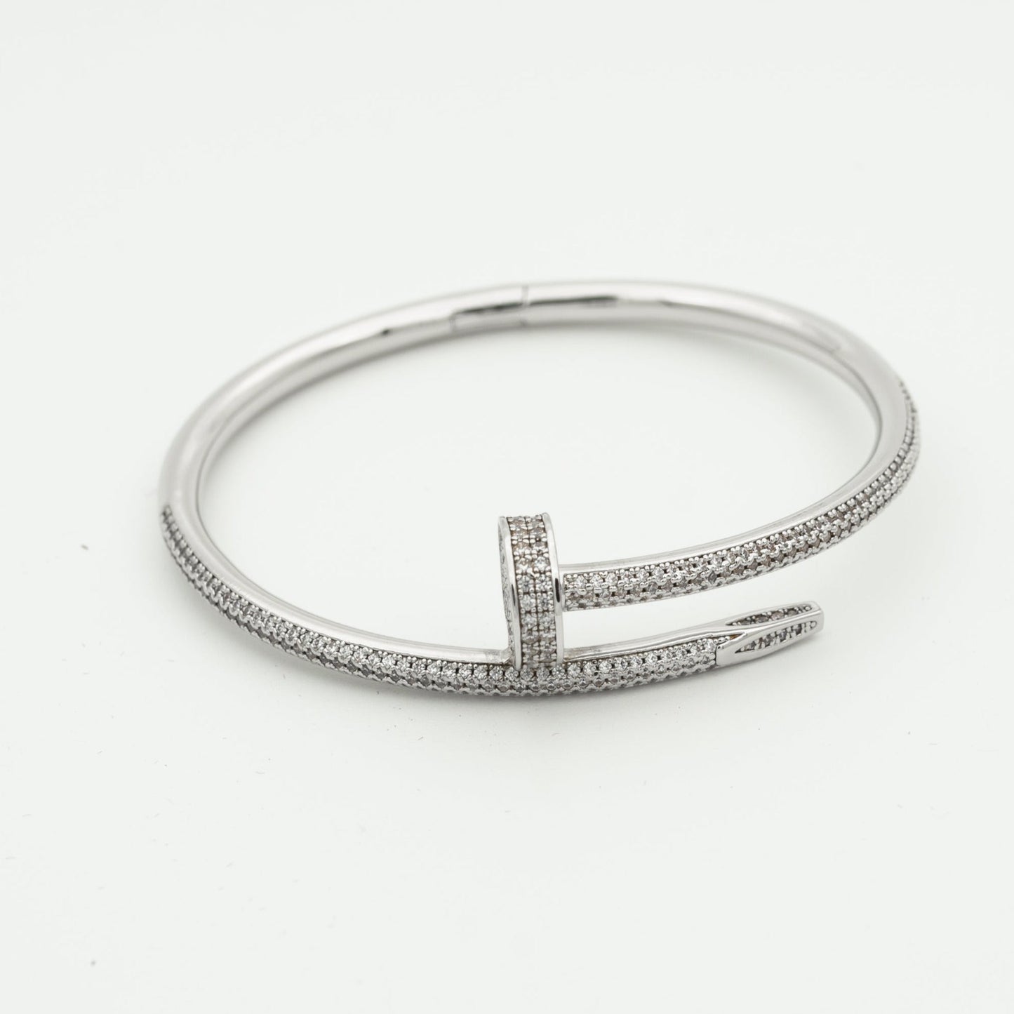 [Favorite]JUSTE UN CLOU 3.5MM FULL PAVÉ NAIL BANGLE