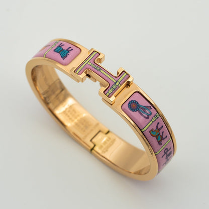 [Lieblingsartikel]H ROSE GOLD ARMBAND PINK KERAMIK
