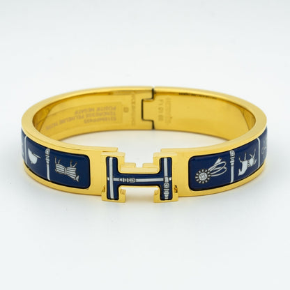 [Favorit]H ARMBAND BLAUE KERAMIK