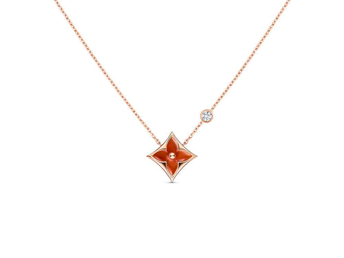 [Favorite]STAR NECKLACE ROSE GOLD 1 DIAMOND
