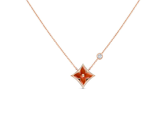 [Favorite]STAR NECKLACE ROSE GOLD 1 DIAMOND