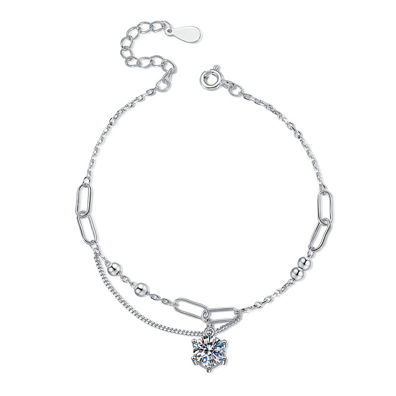 [Favorite]CLASSIC SOLITAIRE MOISSANITE BRACELET