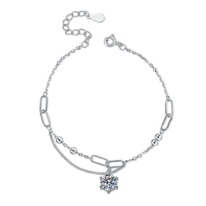 [Favorite]CLASSIC SOLITAIRE MOISSANITE BRACELET