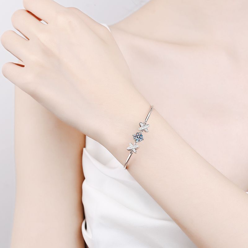 [Favorite]ELEGANT BOW-KNOT MOISSANITE BRACELET