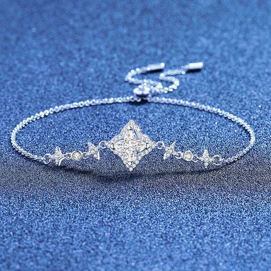 [Favorite]MARQUISE-CLOVER MOISSANITE BRACELET