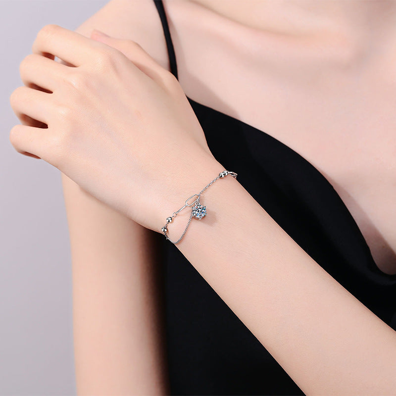 [Favorite]CLASSIC SOLITAIRE MOISSANITE BRACELET