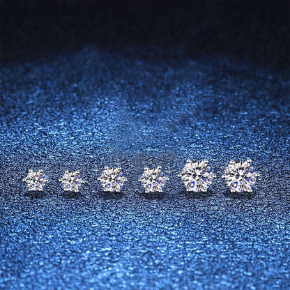 [Favorite]SIX-PRONG MOISSANITE EARRINGS