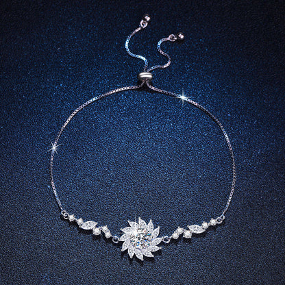 [Favorite]RADIANT SUNFLOWER MOISSANITE BRACELET