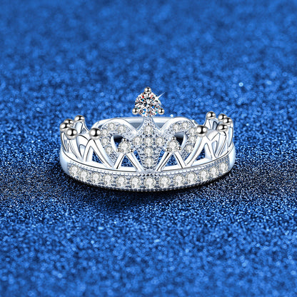 [Favorite]DREAMY CROWN MOISSANITE RING - 1.2CT ELEGANT PRINCESS STYLE