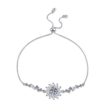 [Favorite]RADIANT SUNFLOWER MOISSANITE BRACELET