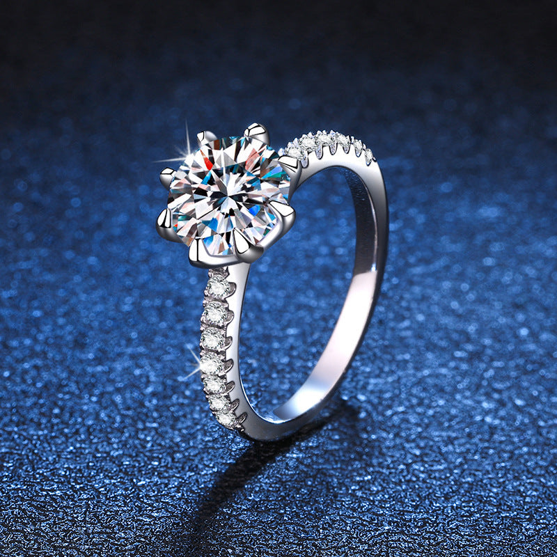 [Favorite]BOLD TIGER CLAW MOISSANITE ENGAGEMENT RING