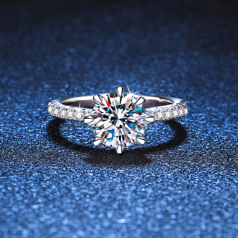 [Favorite]BOLD TIGER CLAW MOISSANITE ENGAGEMENT RING