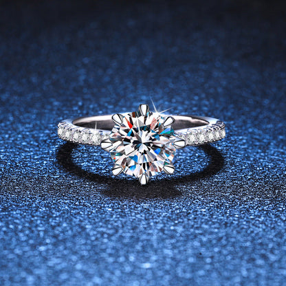 [Favorite]BOLD TIGER CLAW MOISSANITE ENGAGEMENT RING