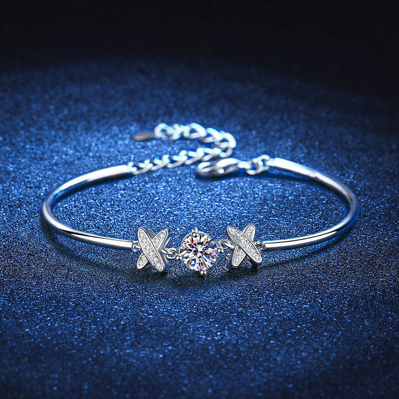 [Favorite]ELEGANT BOW-KNOT MOISSANITE BRACELET
