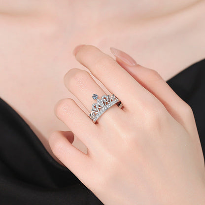 [Favorite]DREAMY CROWN MOISSANITE RING - 1.2CT ELEGANT PRINCESS STYLE