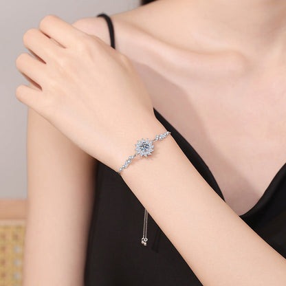 [Favorite]RADIANT SUNFLOWER MOISSANITE BRACELET
