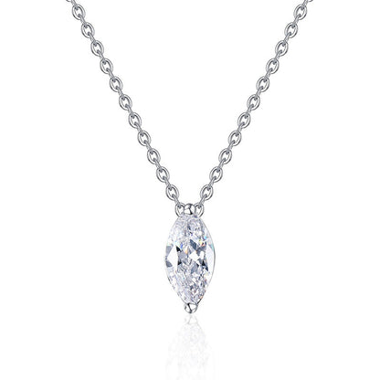 [Favorite]SOPHISTICATED MARQUISE-CUT MOISSANITE PENDANT NECKLACE