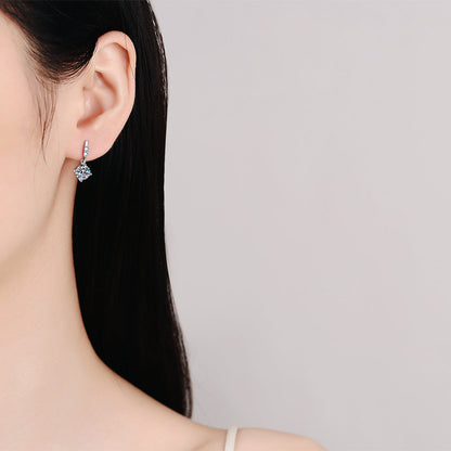[Favorite]DYNAMIC TASSEL MOISSANITE DROP EARRINGS