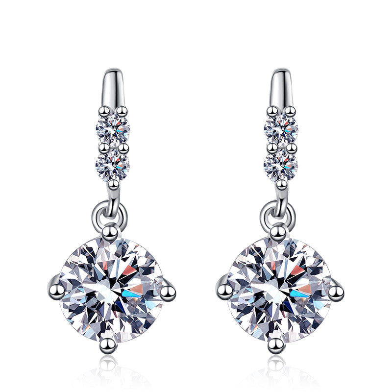 [Favorite]DYNAMIC TASSEL MOISSANITE DROP EARRINGS