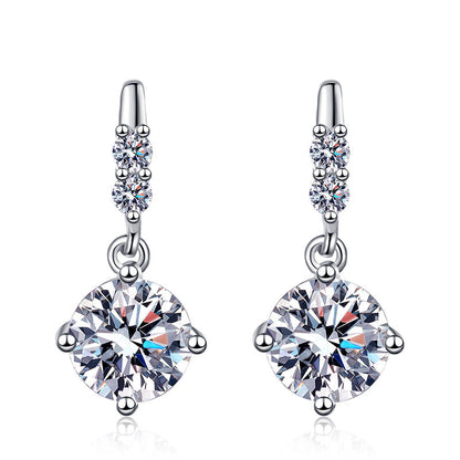 [Favorite]DYNAMIC TASSEL MOISSANITE DROP EARRINGS