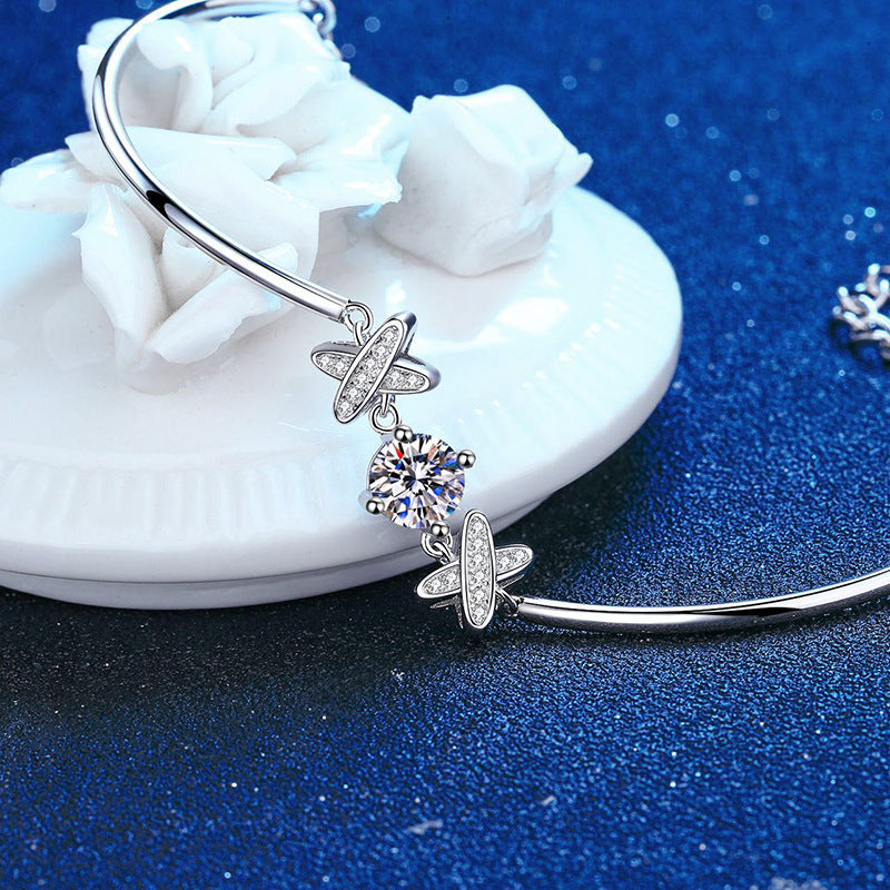 [Favorite]ELEGANT BOW-KNOT MOISSANITE BRACELET