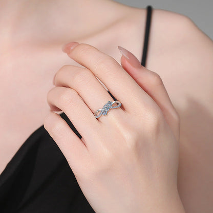 [Favorite]INTERTWINING LOVE MOISSANITE RING