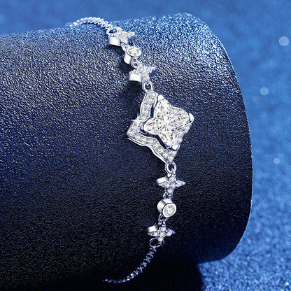 [Favorite]MARQUISE-CLOVER MOISSANITE BRACELET
