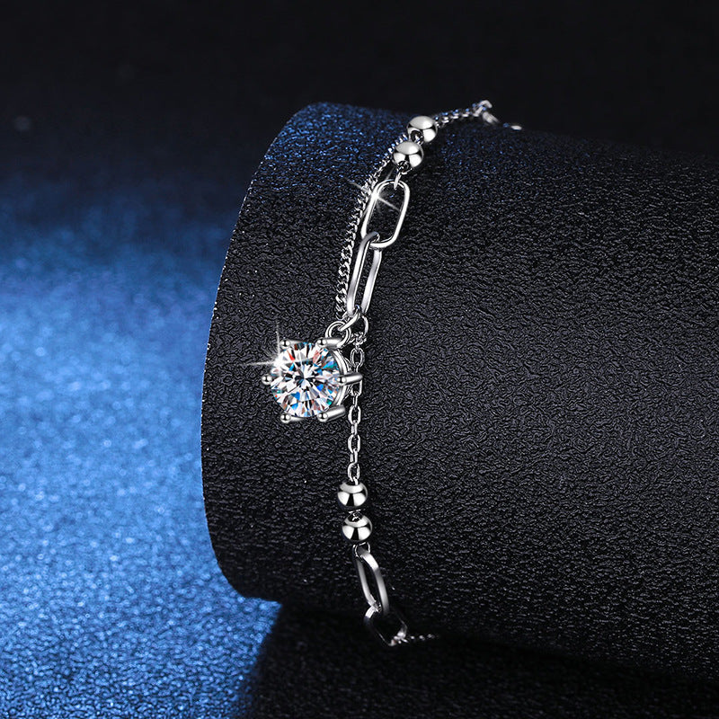 [Favorite]CLASSIC SOLITAIRE MOISSANITE BRACELET