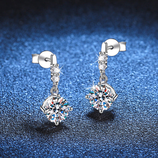 [Favorite]DYNAMIC TASSEL MOISSANITE DROP EARRINGS