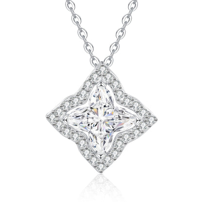 [Favorite]STAR-CLOVER MOISSANITE NECKLACE