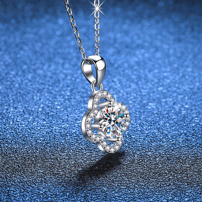 [Favorite]CLASSIC CLOVER MOISSANITE PENDANT NECKLACE