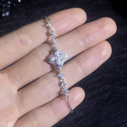 [Favorite]MARQUISE-CLOVER MOISSANITE BRACELET