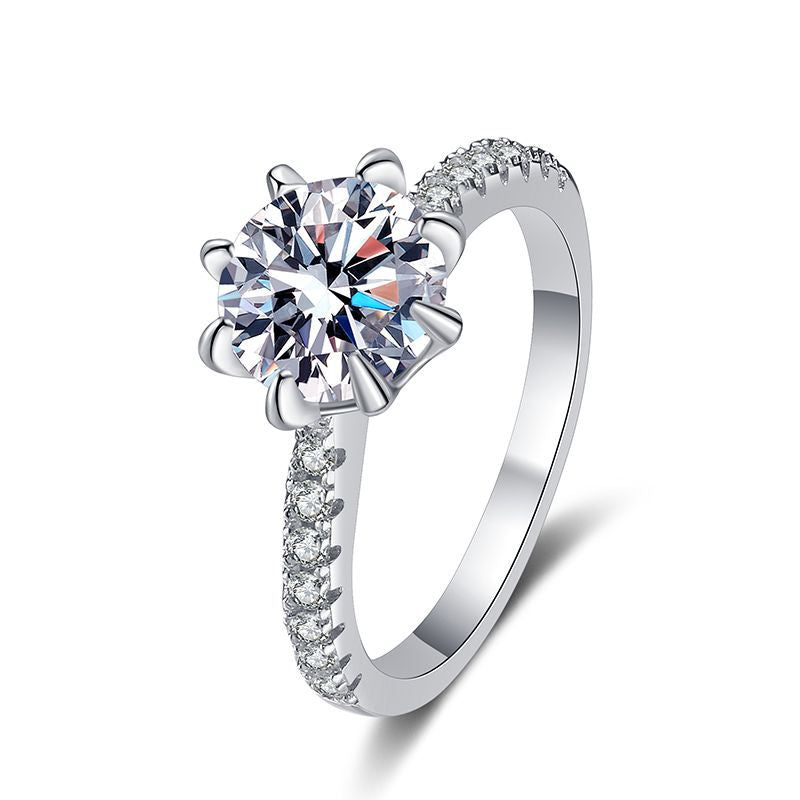 [Favorite]BOLD TIGER CLAW MOISSANITE ENGAGEMENT RING