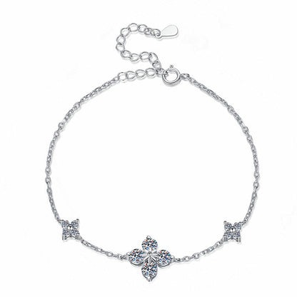 [Favorite]CLOVER LUCKY CHARM MOISSANITE BRACELET