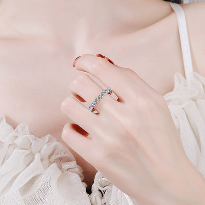 [Favorite]LUXURIOUS 2.2 CARAT FULL ETERNITY MOISSANITE RING