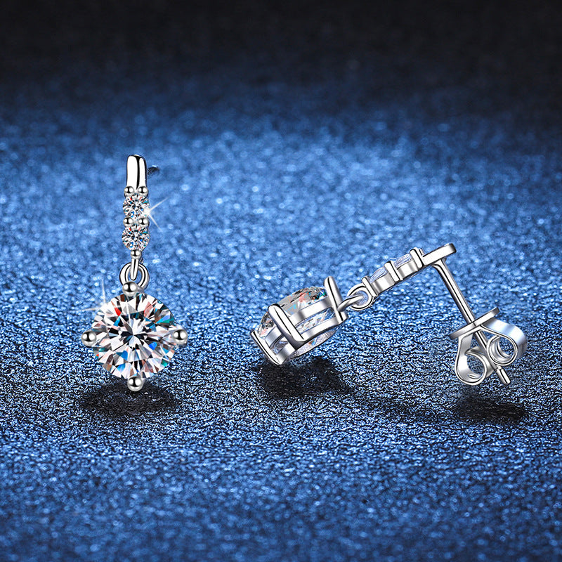 [Favorite]DYNAMIC TASSEL MOISSANITE DROP EARRINGS