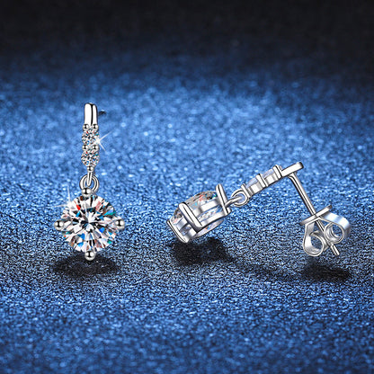 [Favorite]DYNAMIC TASSEL MOISSANITE DROP EARRINGS