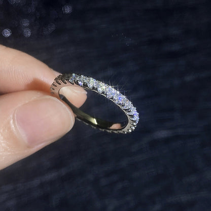 [Favorite]DAINTY 0.87CT FULL ETERNITY MOISSANITE RING