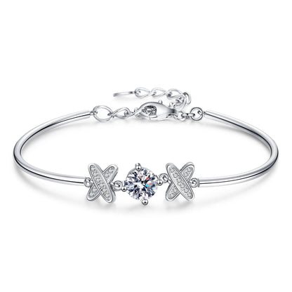 [Favorite]ELEGANT BOW-KNOT MOISSANITE BRACELET
