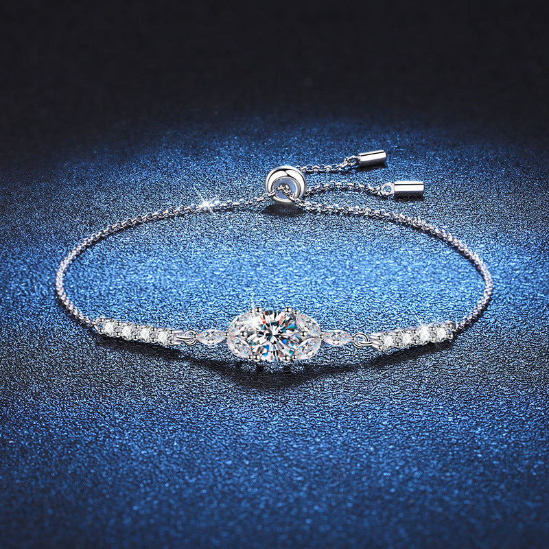 [Favorite]BLOOMING STAR-FLOWER MOISSANITE BRACELET