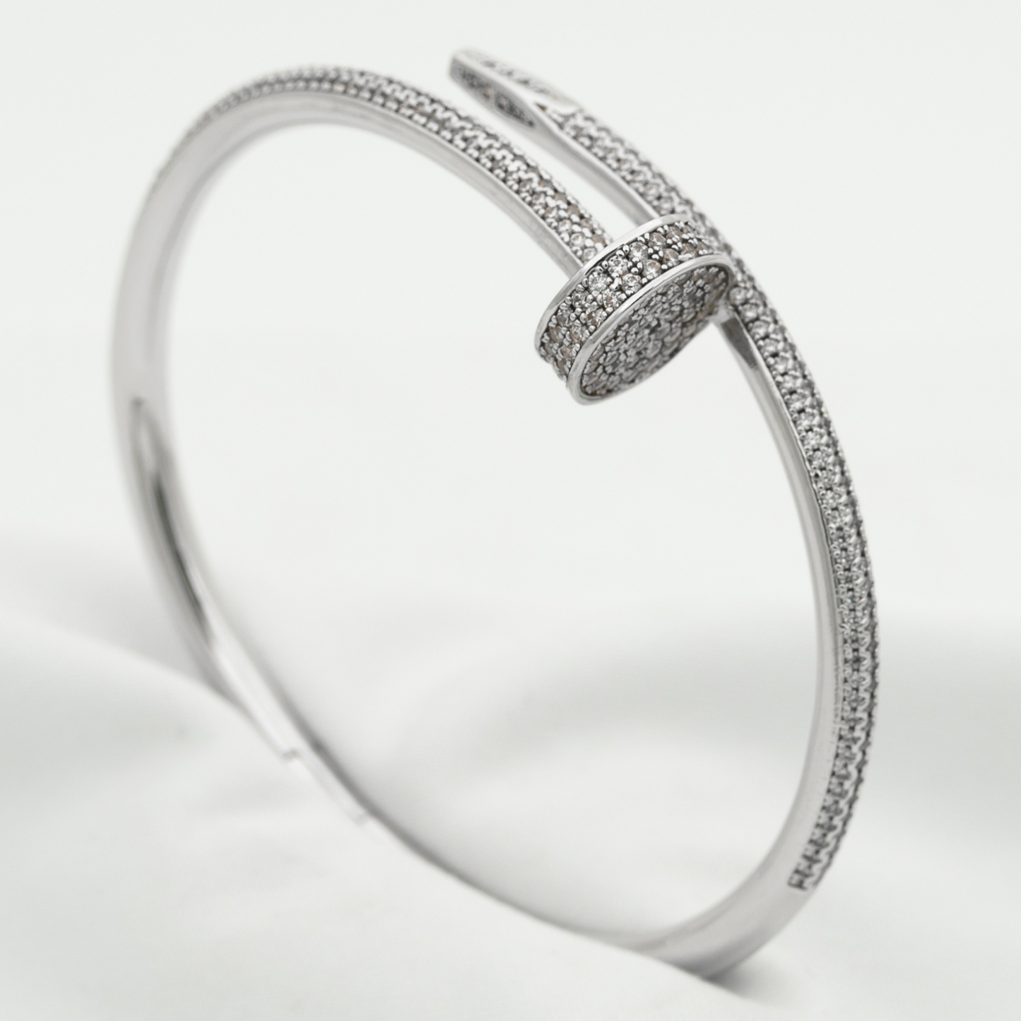 [Favorite]JUSTE UN CLOU 3.5MM FULL PAVÉ NAIL BANGLE