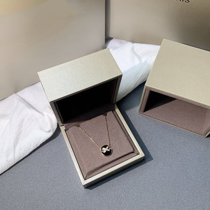 [Favorite]JEUX DE ROSE GOLD DIAMOND NECKLACE