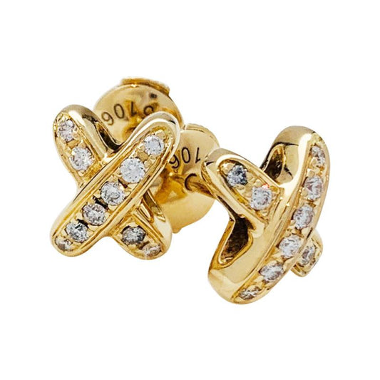 [Favorite]JEUX DE GOLD DIAMOND EARRINGS